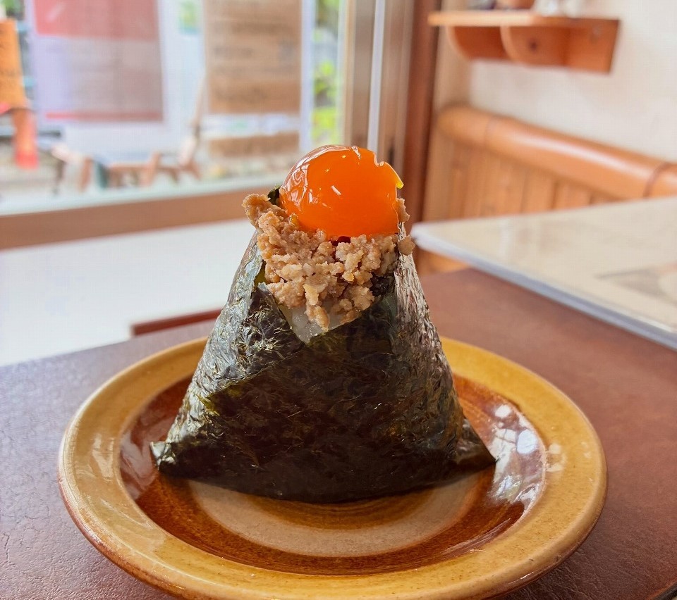 島根県松江市の玉造温泉街にある『おむすびにぎにぎ』のメニュー