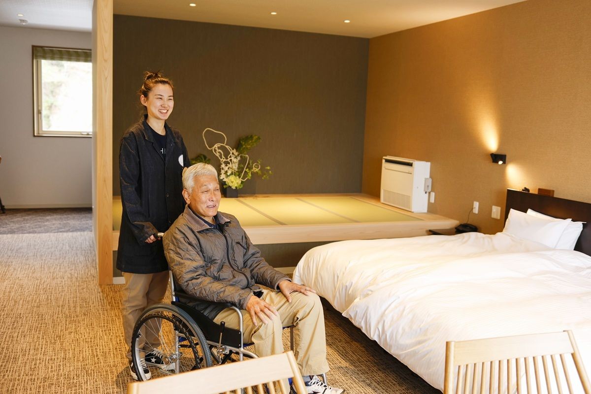 鳥取県倉吉市の『HOTEL星取テラスせきがね』の客室