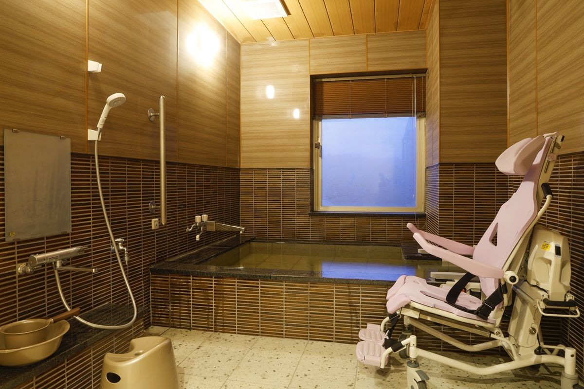 鳥取県倉吉市の『HOTEL星取テラスせきがね』の浴室
