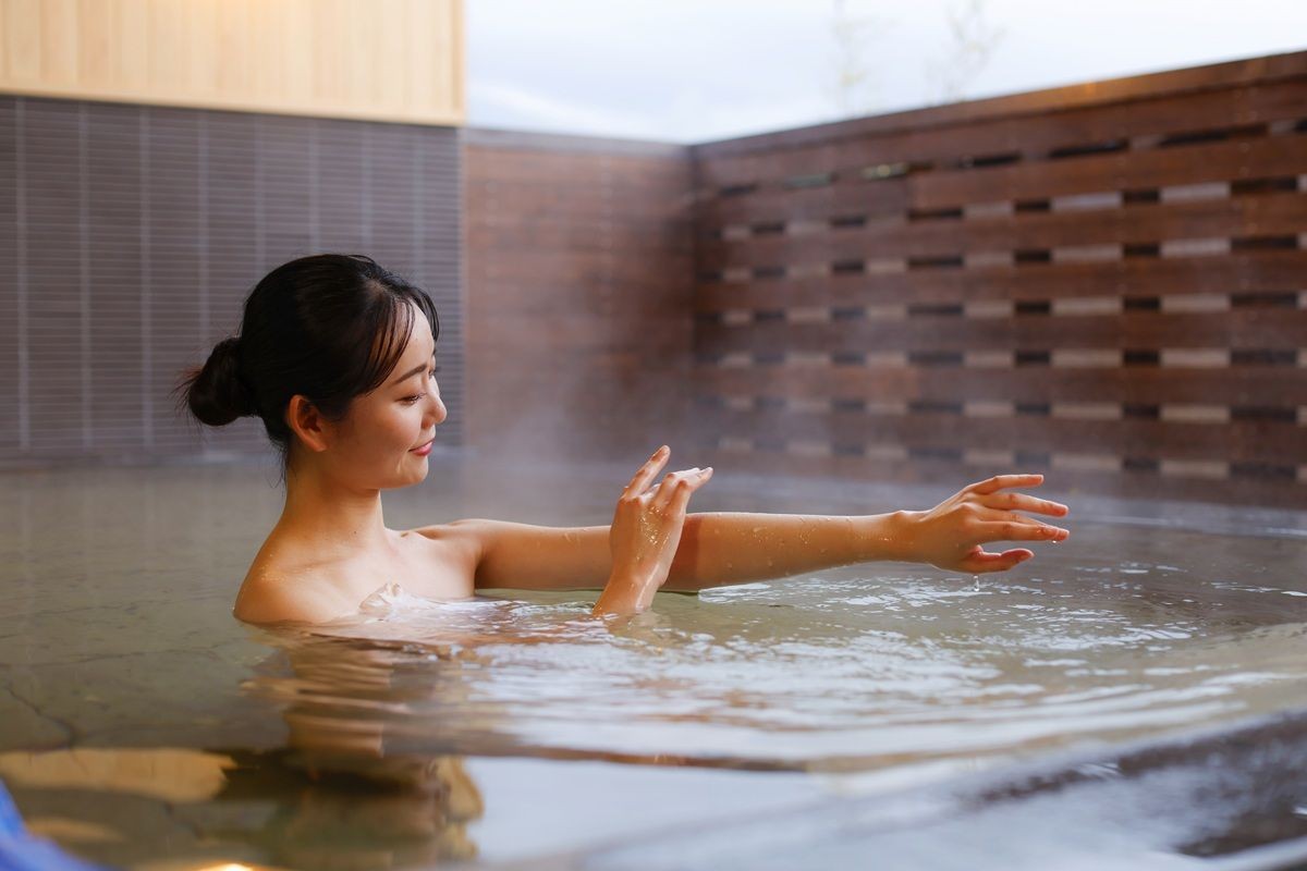 鳥取県倉吉市の『HOTEL星取テラスせきがね』の風呂
