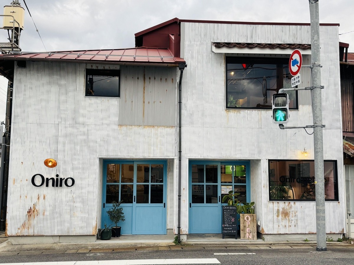 鳥取県米子市にあるジェラートショップ『Oniro gelato』の外観