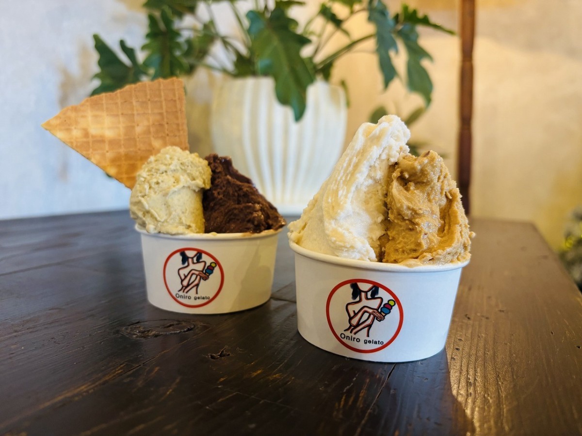 鳥取県米子市にあるジェラートショップ『Oniro gelato』のジェラート