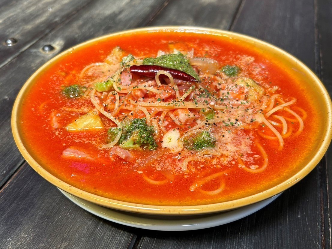鳥取県米子市にある『Cafe*Rest*Barドドド』のスープパスタ