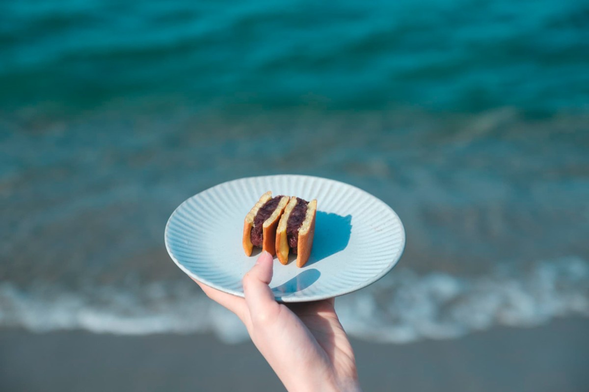 米子市の塩どら焼き専門店『湯ノ塩』で販売されている「塩どら焼き」