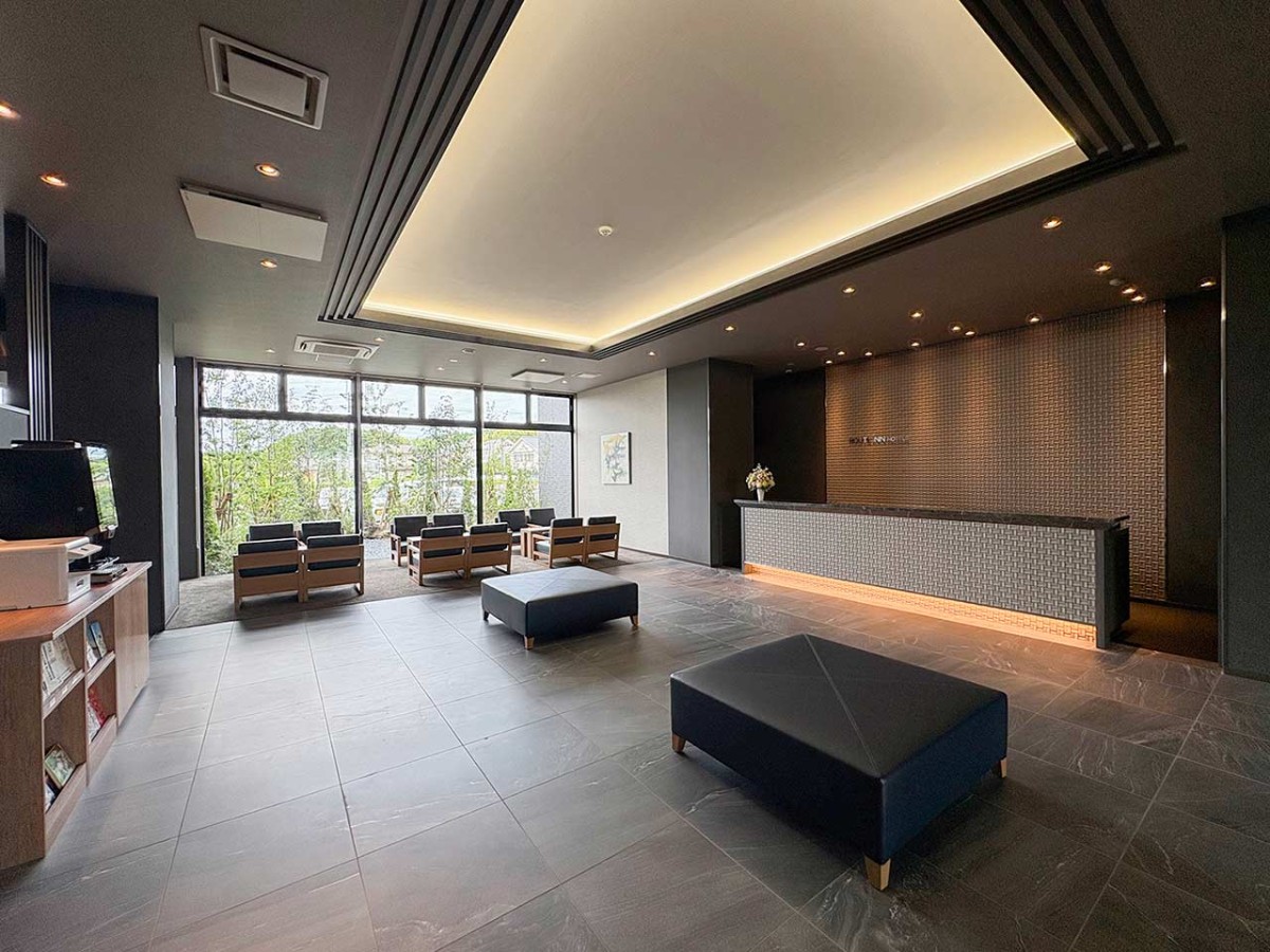 鳥取県倉吉市の『ホテルルートイン倉吉駅前』のロビー