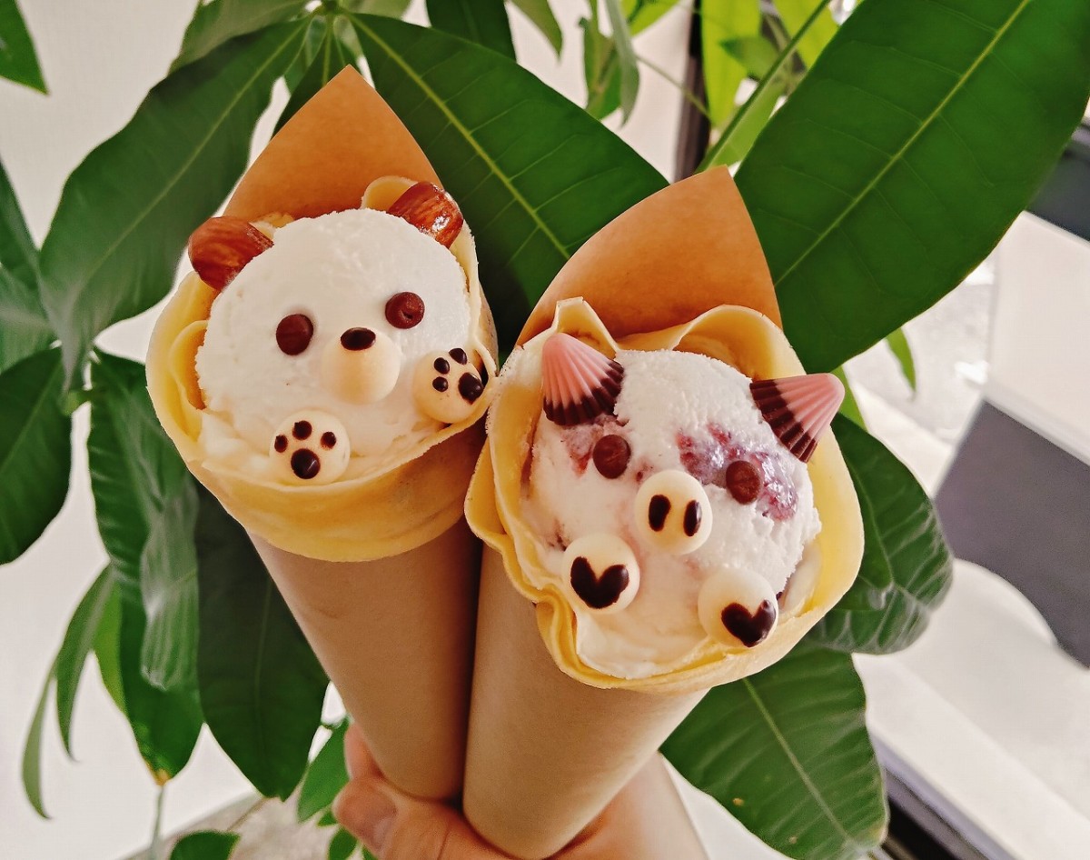 米子市にオープンしたカフェ『Poco Loco（ポコロコ）』のクレープ