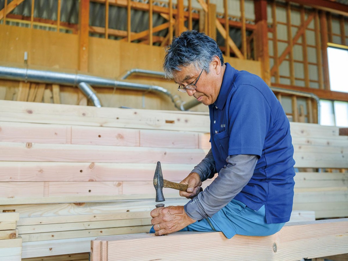 鳥取県西伯郡にある『有限会社 藤原建築工務店』の藤原さん