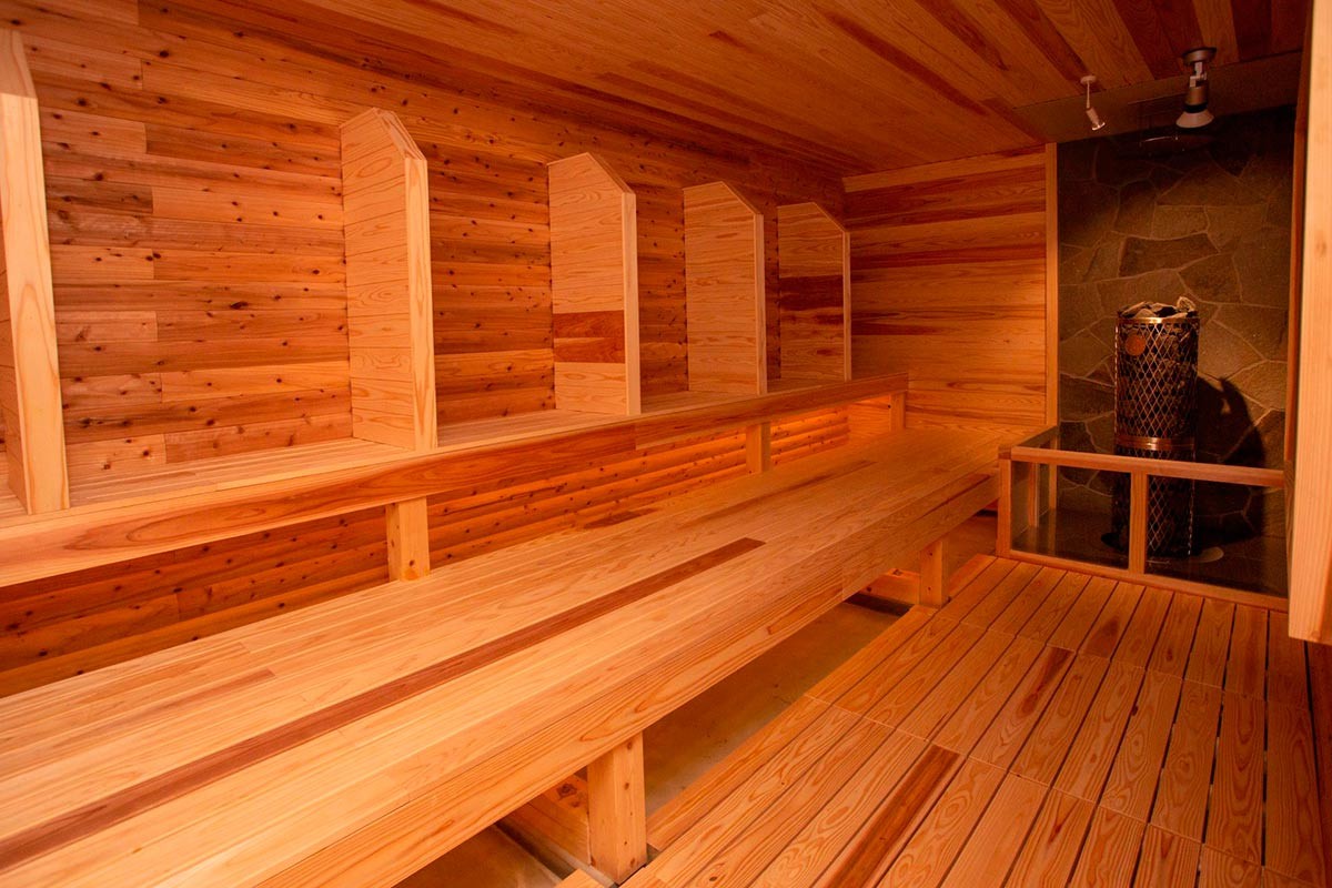 島根県出雲市にある『天然温泉の湯 四季荘』のサウナ