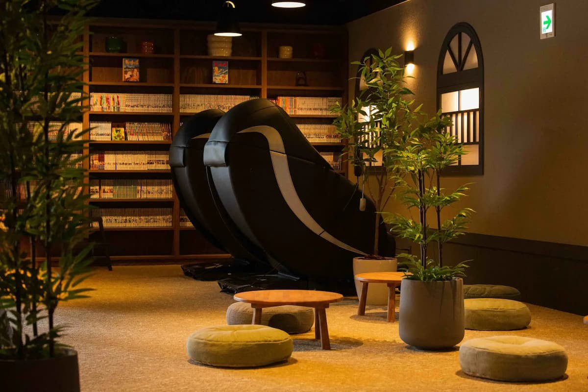 島根県松江市宍道町の日帰り温泉施設『きまち温泉大森の湯』の休憩室