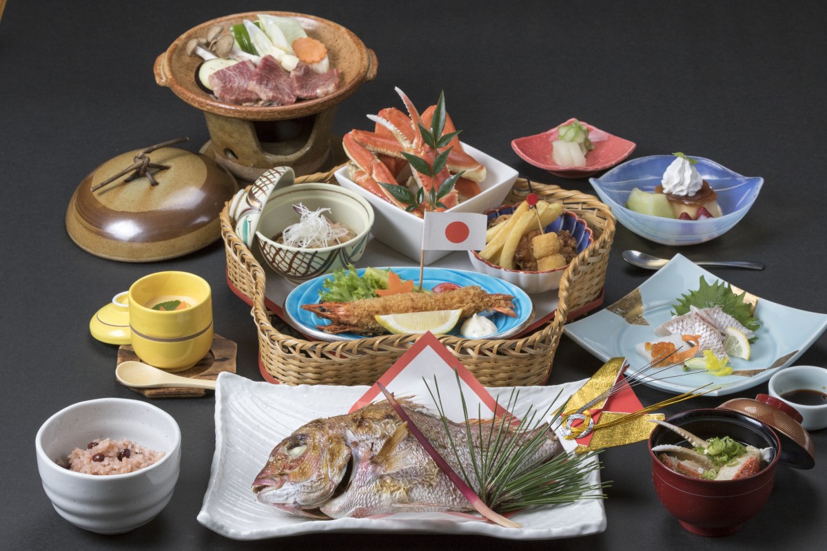 松江市の旅館「野津旅館」の七五三祝膳