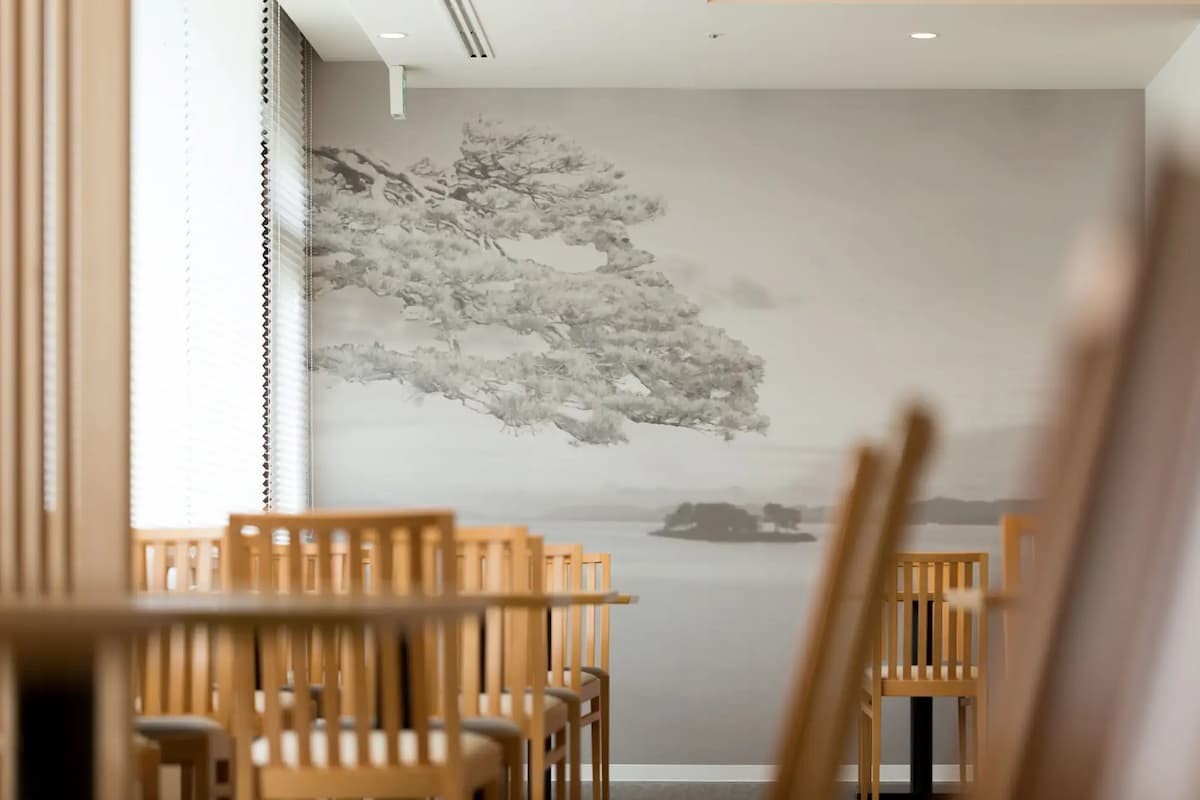 島根県松江市のバイキングレストラン『松江エクセルホテル東急・レストランモソロ』の店内