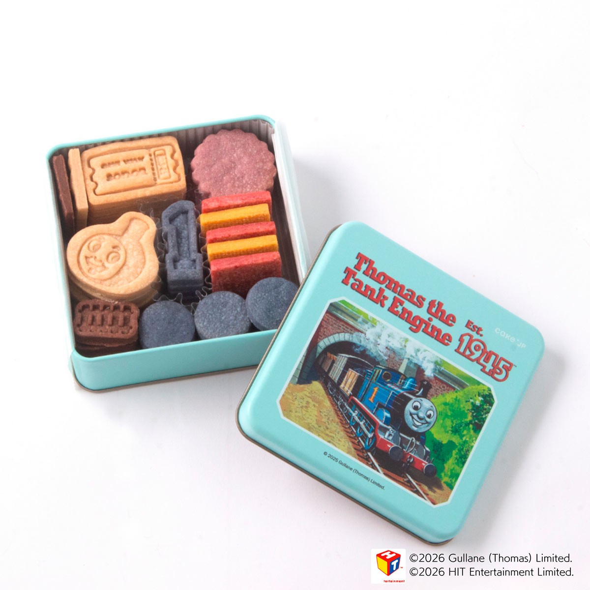 『Cake.jp』の【カード付】『きかんしゃトーマス』クッキー缶