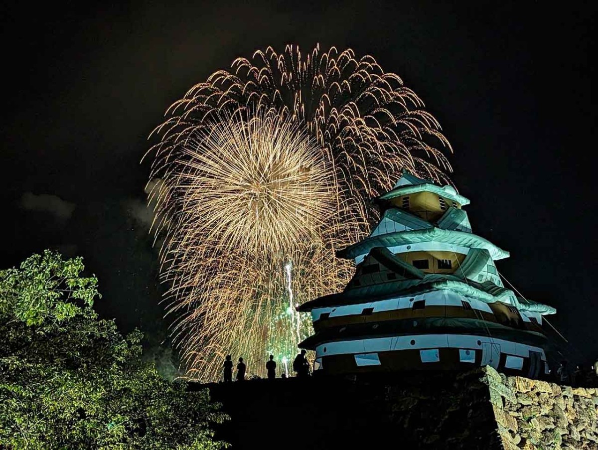 米子がいな祭りの過去階催時の様子