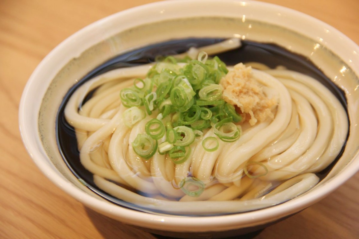 島根県松江市にオープンした『讃岐うどんセンター 松江店』の「冷かけうどん」