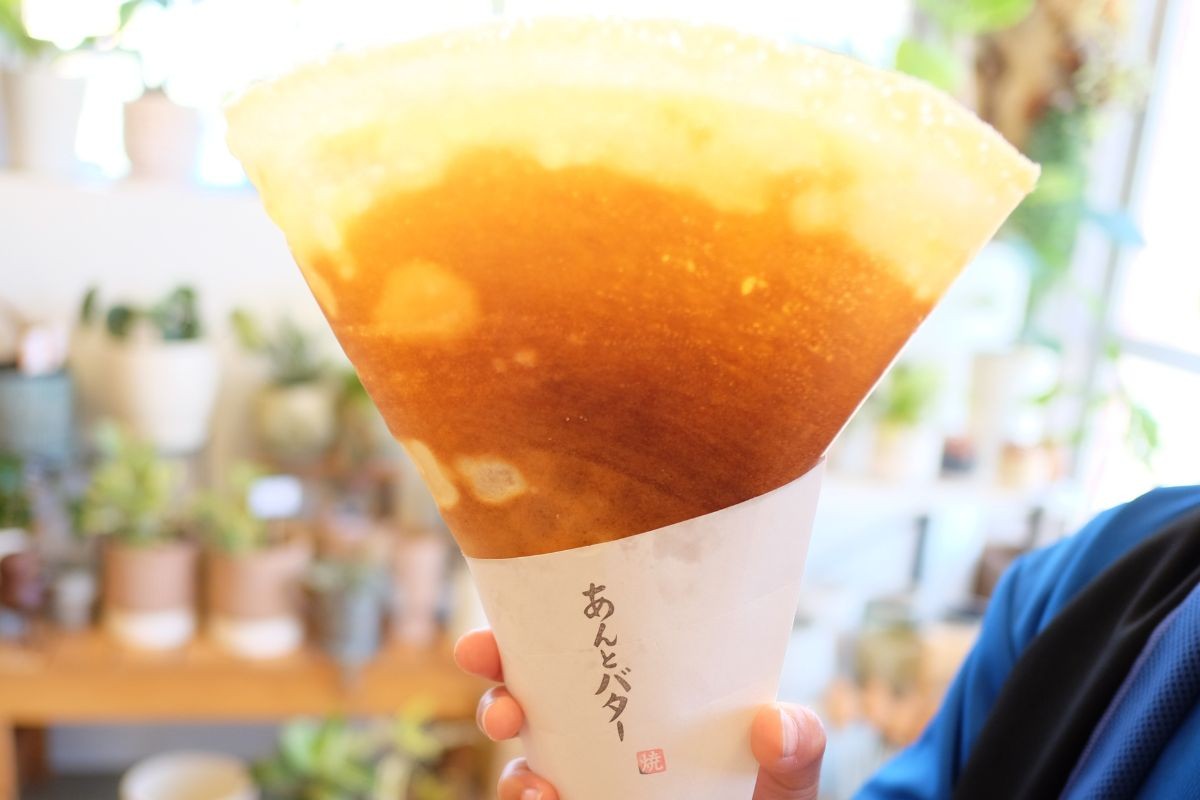 鳥取県米子市にオープンした『あんとバター』のクレープ