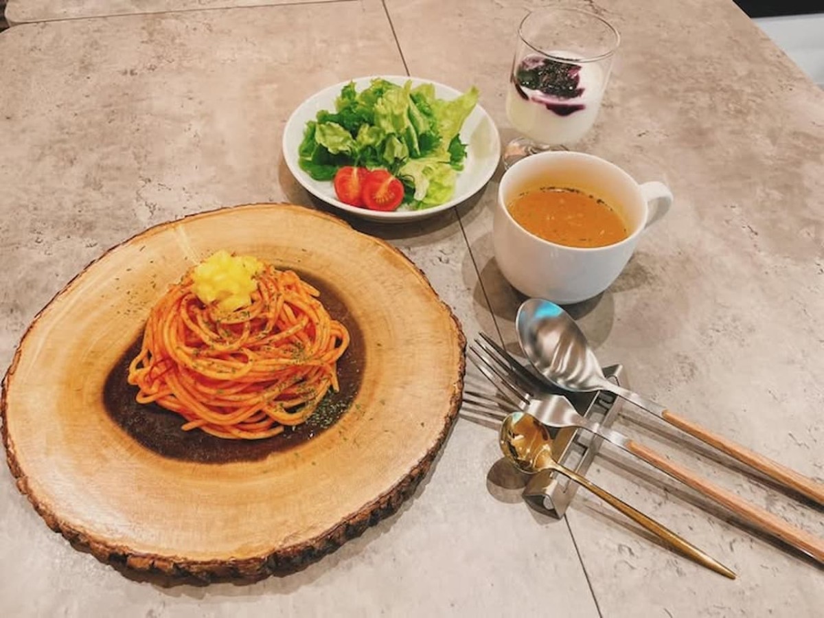 島根県松江市松江城下町にあるスイーツカフェ『Amato』で提供しているモーニング