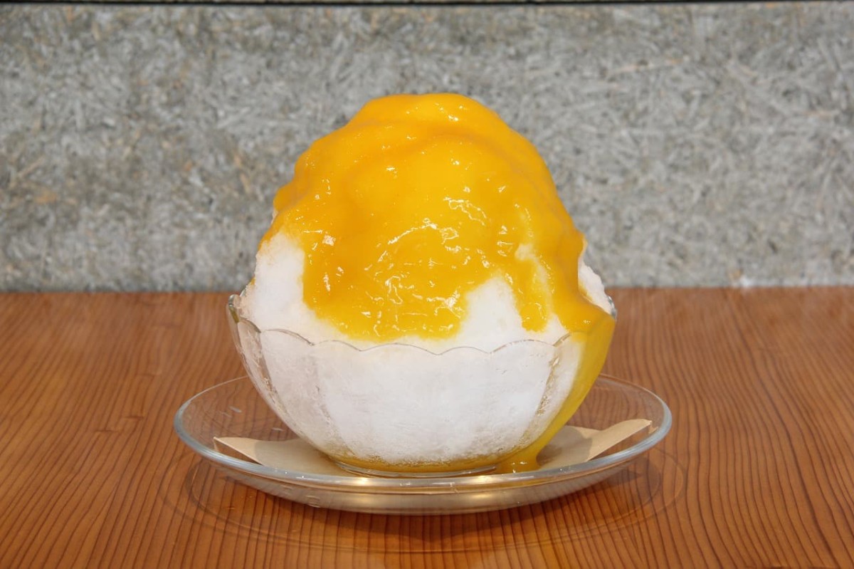 鳥取県西伯郡大山町にある『Matsumoto CHEESECAKE DAISEN』で販売しているかき氷_マンゴー
