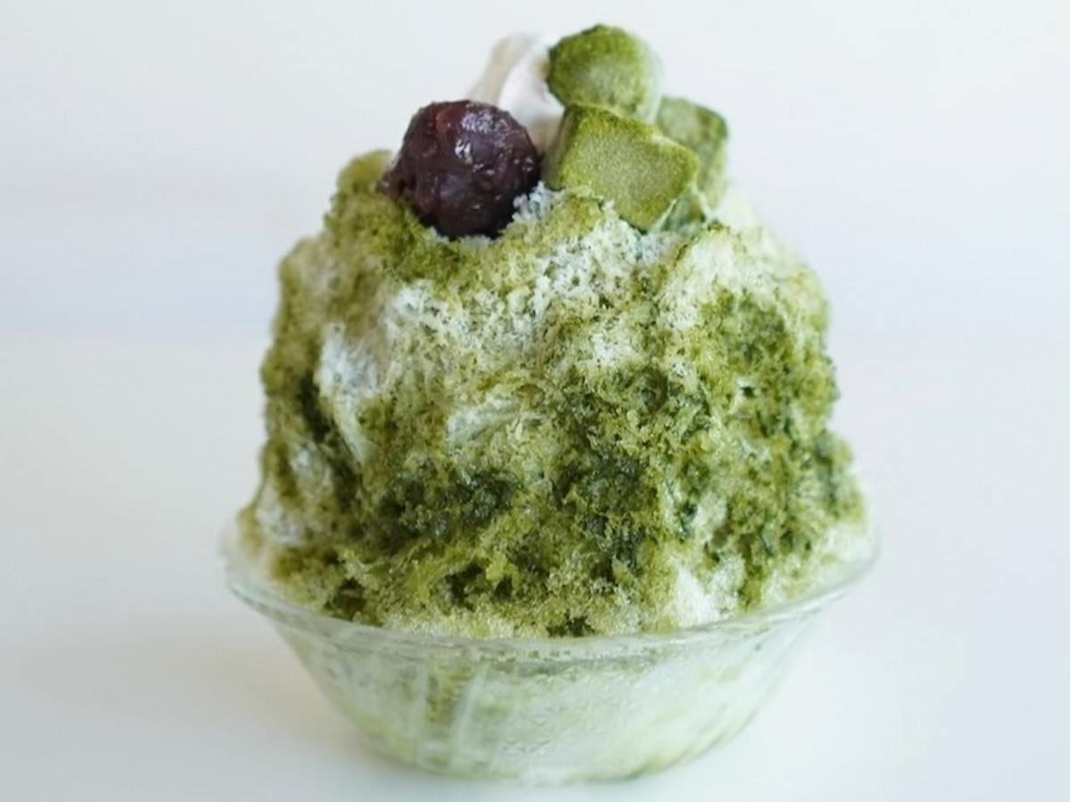 島根県松江市にあるカフェ『TABLE HAUS』で販売しているかき氷_抹茶