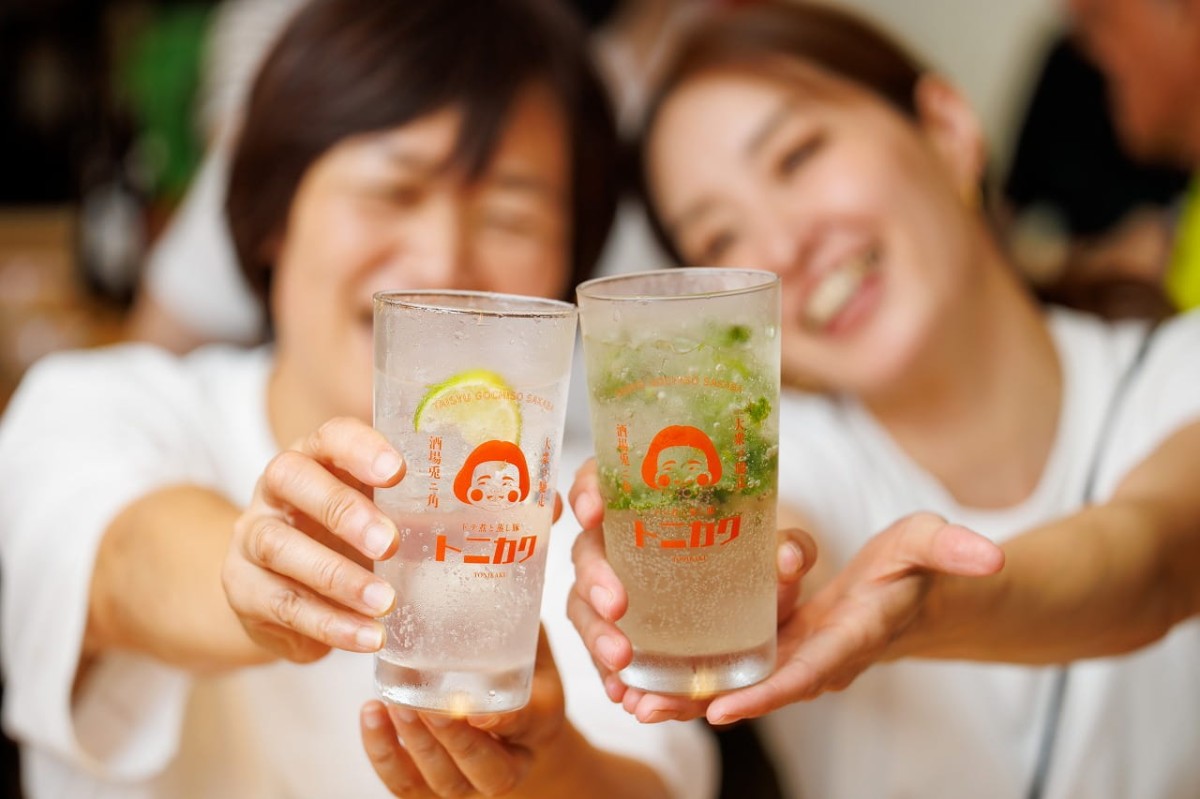 鳥取県米子駅前にある居酒屋『大衆ゴ馳走酒場 兎に角』提供しているお酒_クラフトジン_生ミント香るモヒート