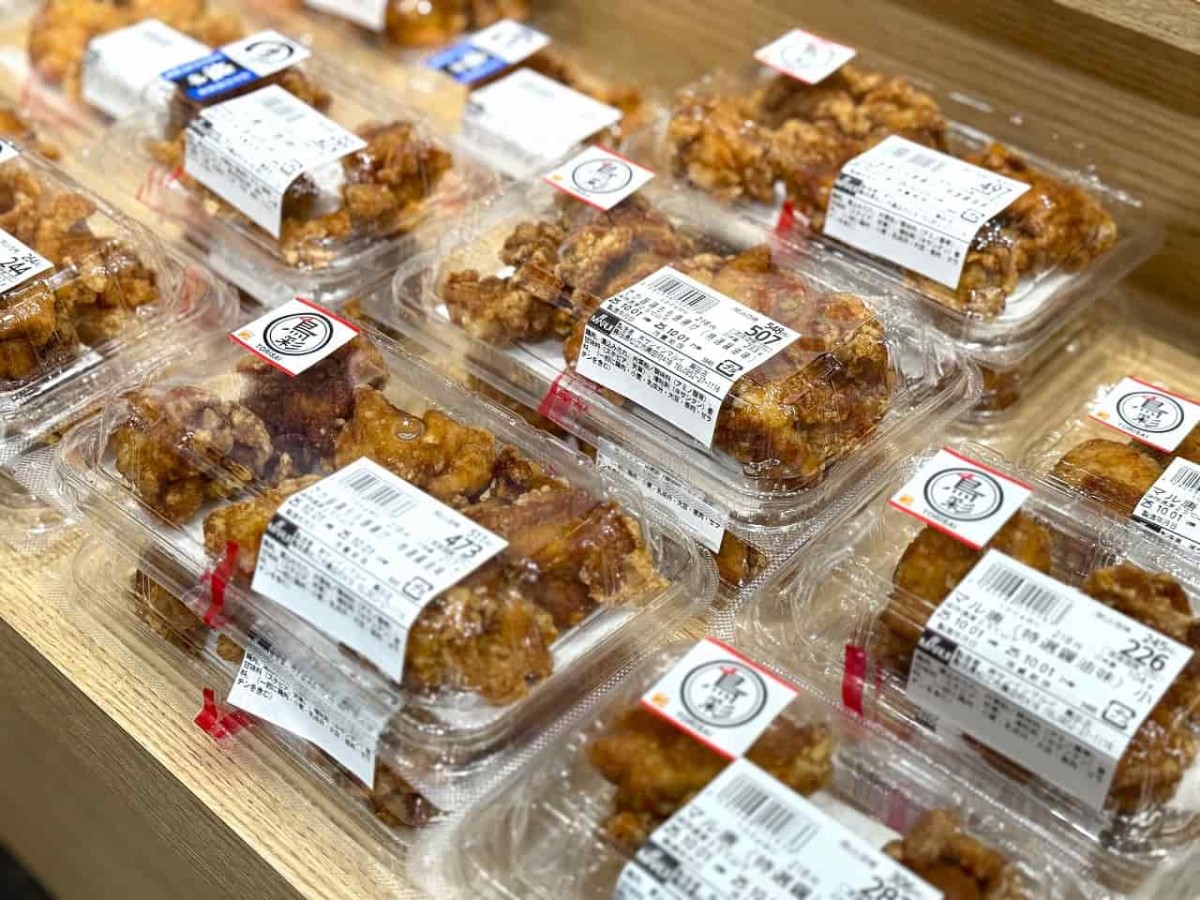 岡山・島根・鳥取で展開するスーパーマーケット『マルイ』で販売している唐揚げ
