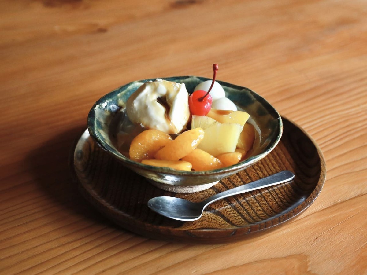 鳥取県八頭郡智頭町にオープンした『智頭宿 因』で販売しているスイーツ_あんみつ