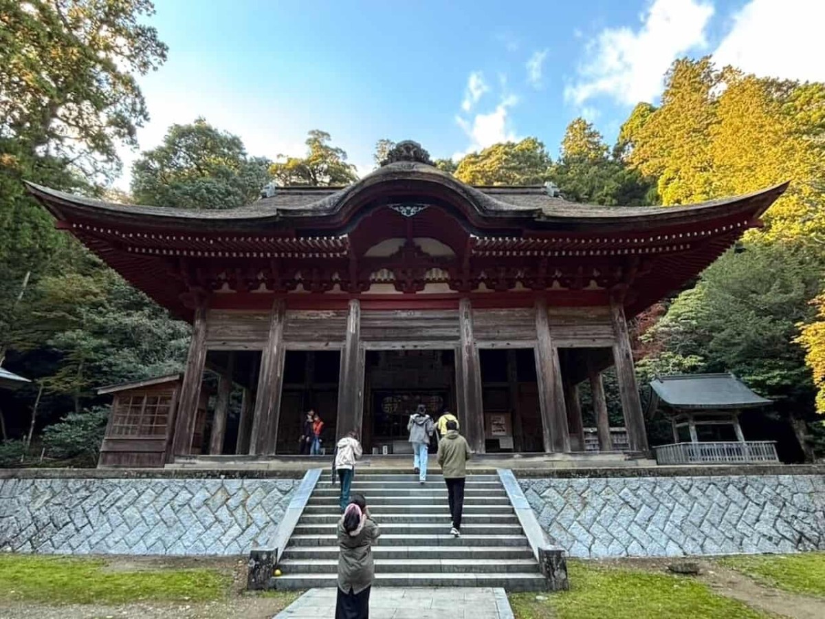 島根県出雲市にある『鰐淵寺』の紅葉