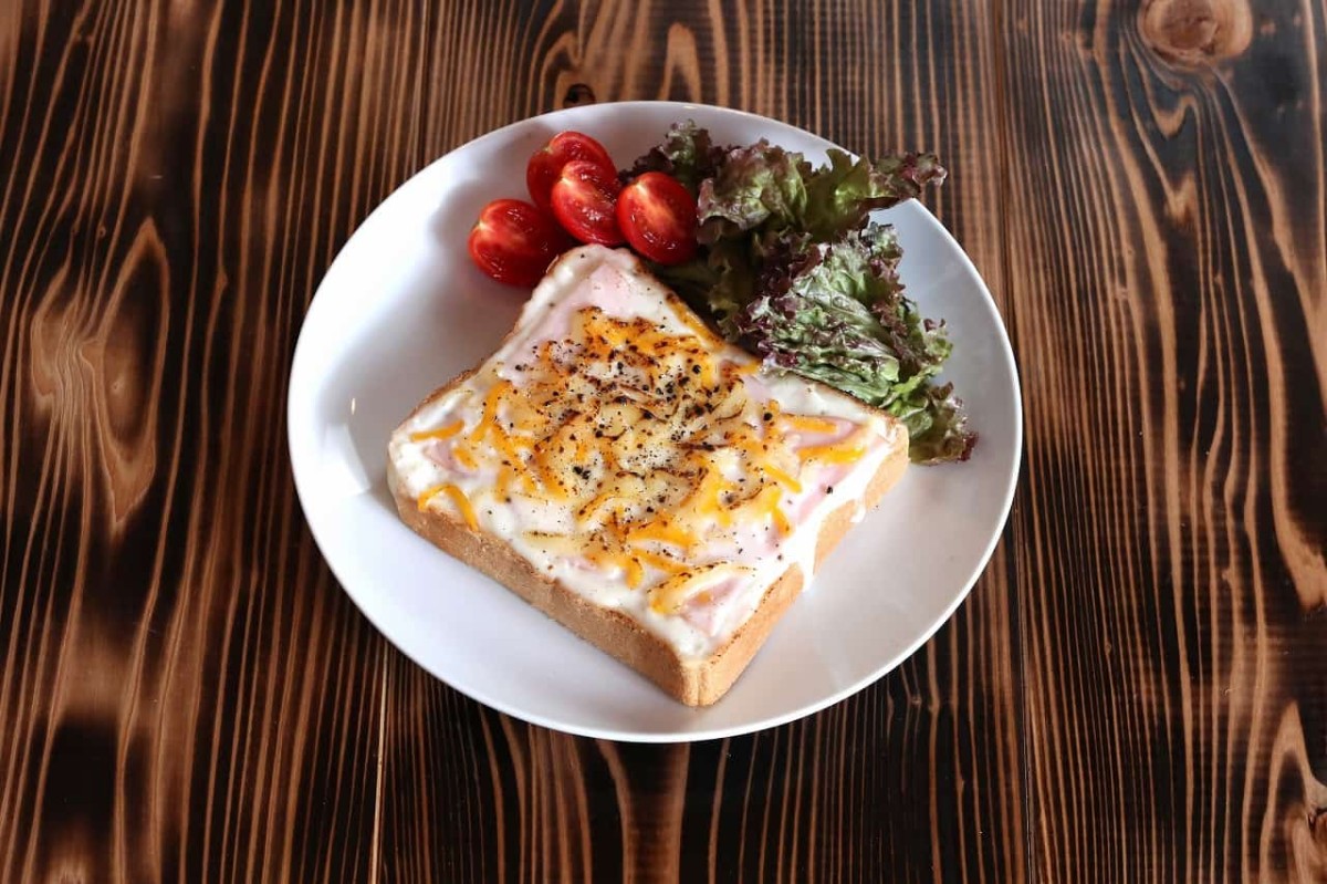 鳥取県米子市にある『cafe You.』で提供しているクロックムッシュ