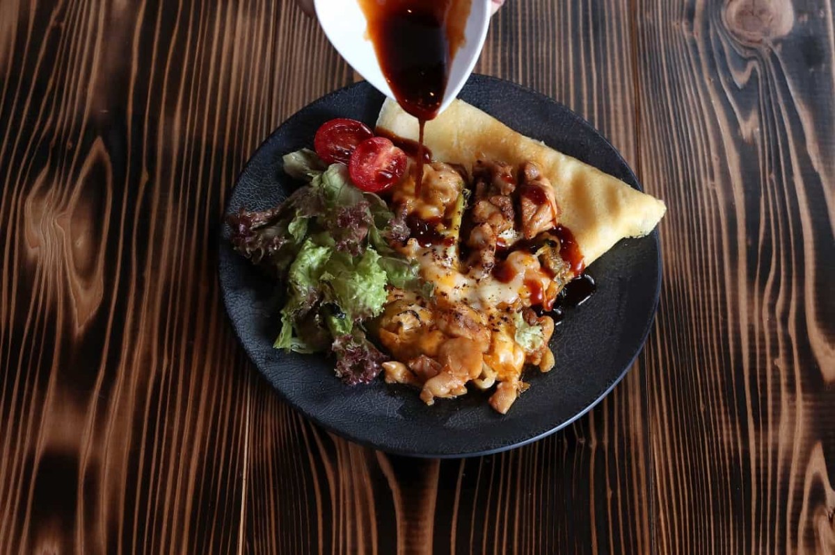 鳥取県米子市にある『cafe You.』で提供している米粉クレープ