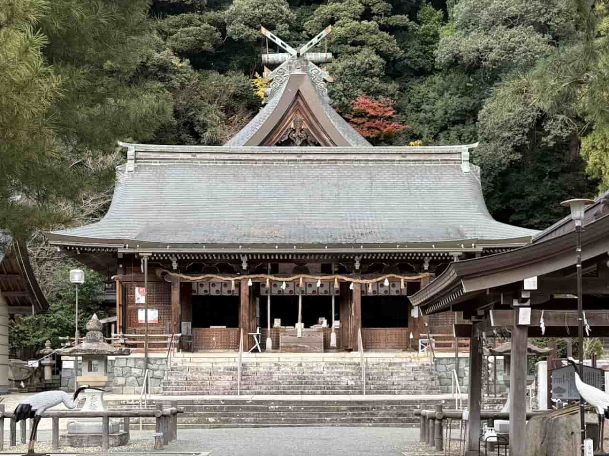 島根県大田市にある『物部神社』の拝殿