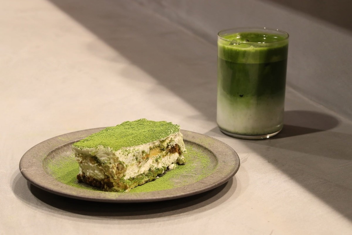 松江市伊勢宮町にあるカフェ『cafe off.松江店』の出雲抹茶ティラミス