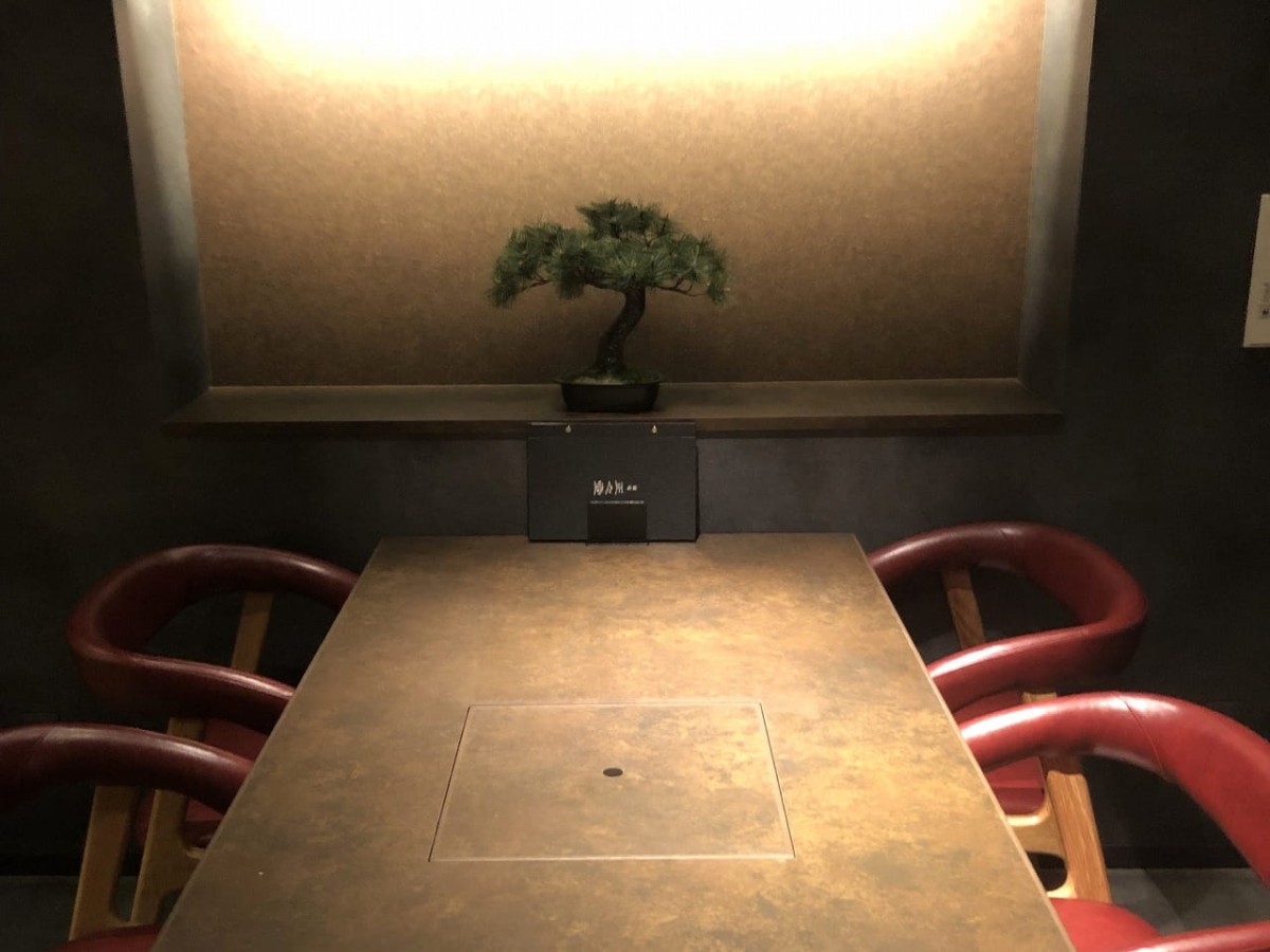 鳥取県米子市にあるすき焼き＆しゃぶしゃぶ店『別邸正々堂』の内観