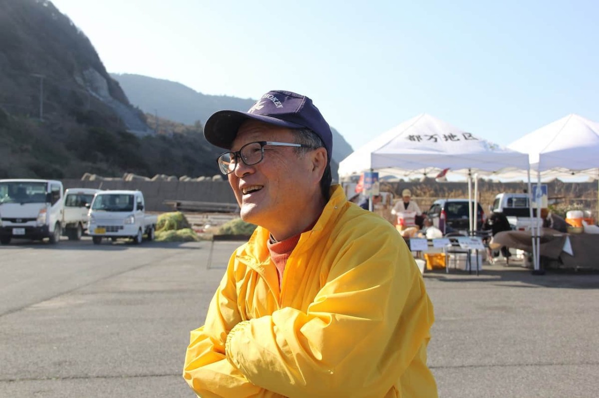 島根県隠岐郡で開催された『すいせん祭り』の主催者である大戸さん