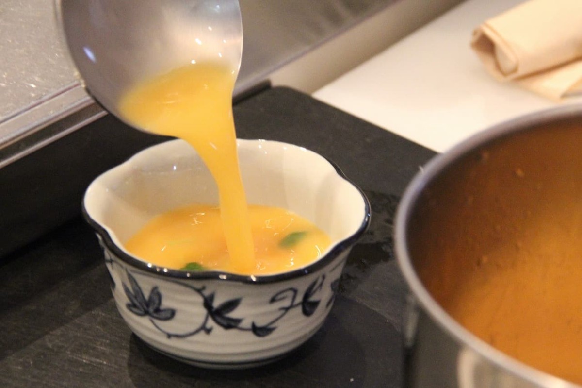 島根県松江市にある『長助 まつえ』のランチに付く茶碗蒸し