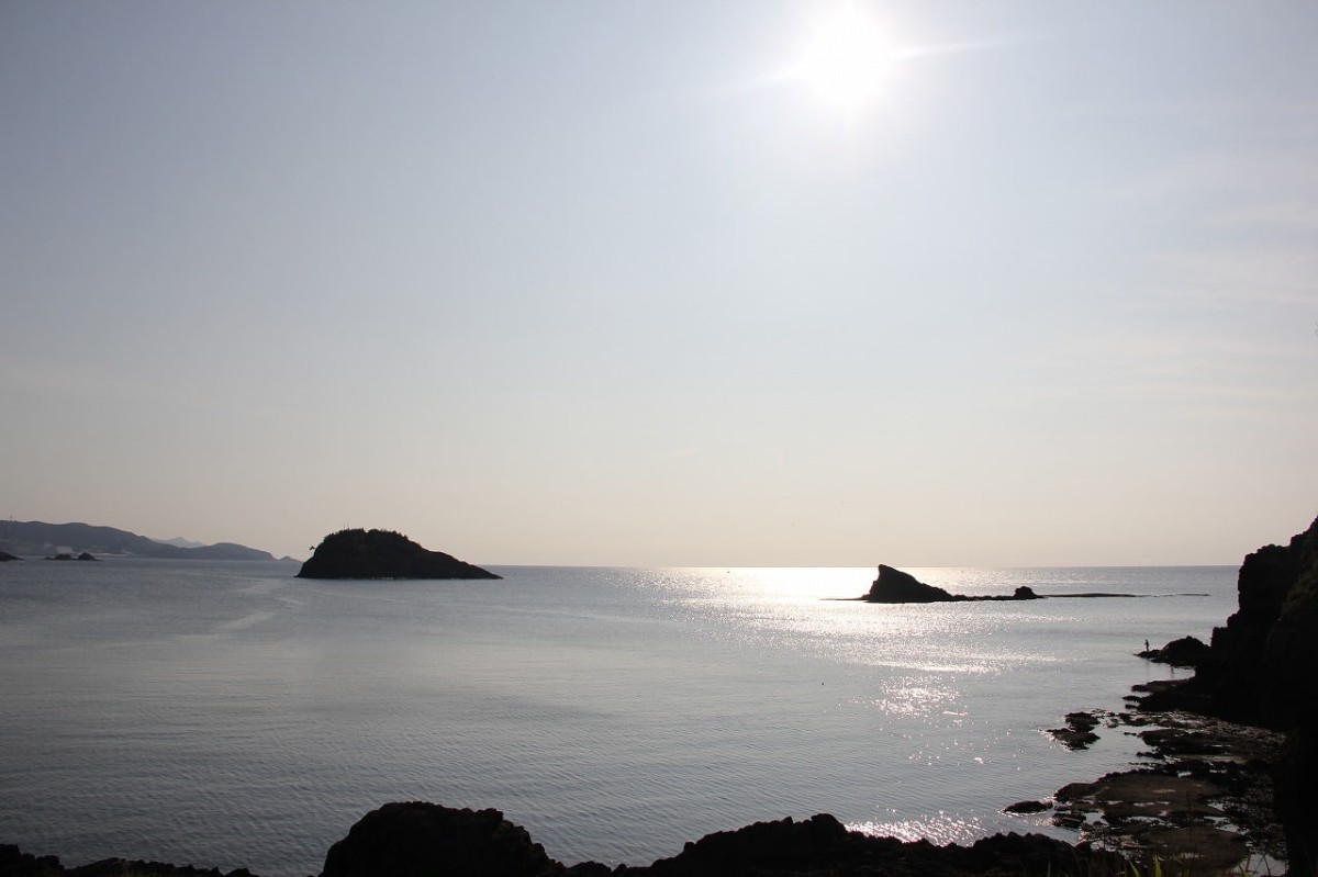 島根県松江市にある桂島からみえる日本海