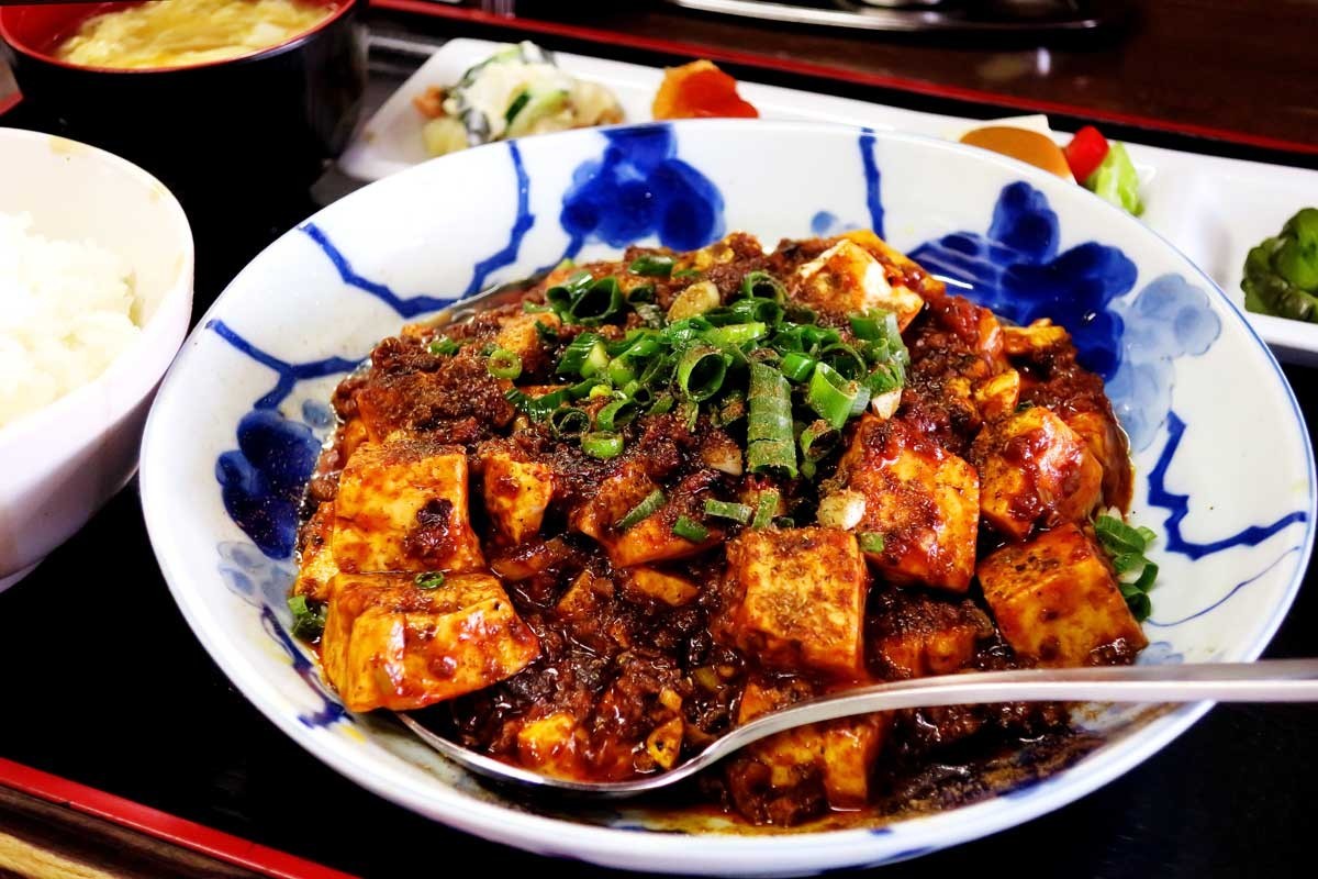 島根県松江市にある『中華 虎楼』で販売している「四川麻婆豆腐」