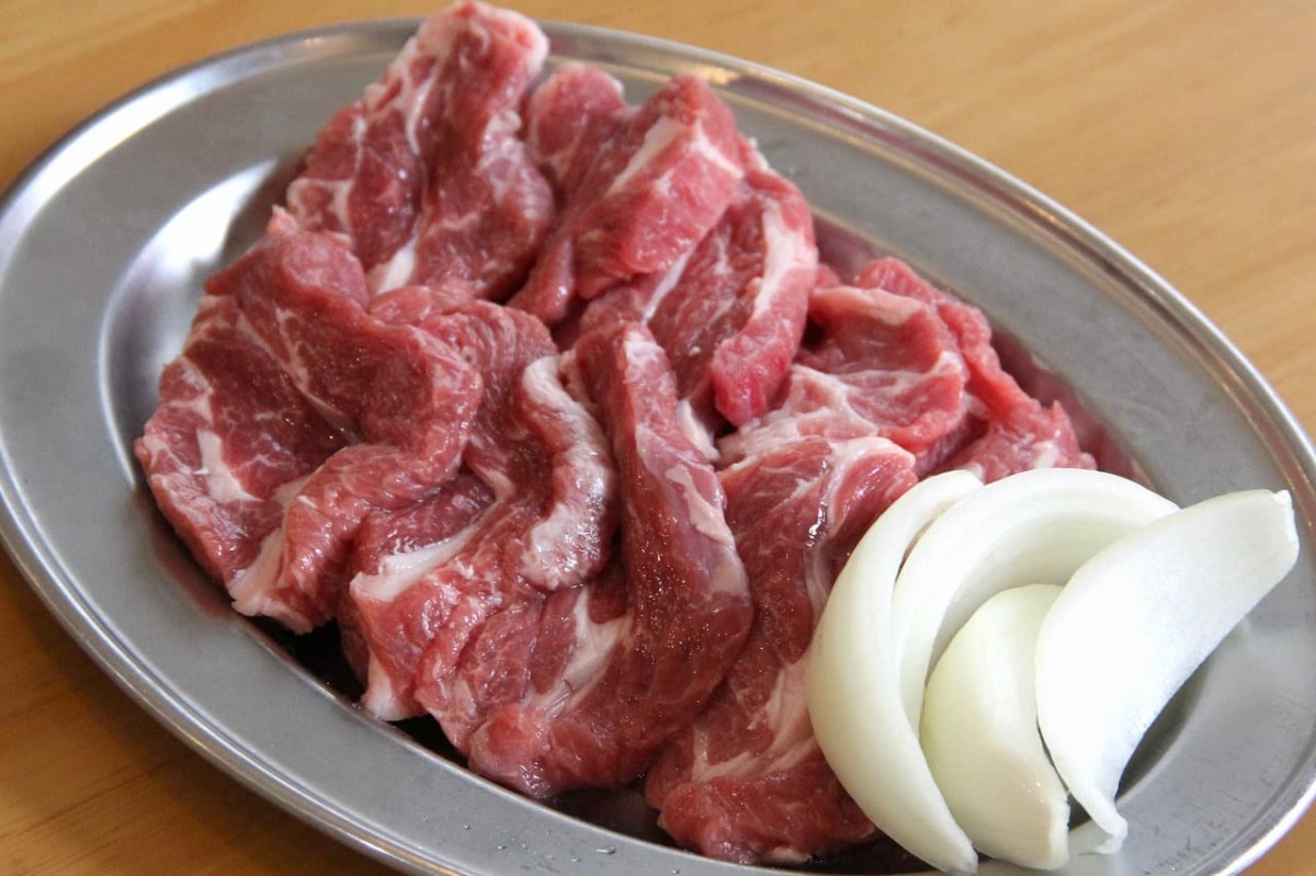 鳥取県米子市にある『とにかくにく』で販売しているジンギスカン