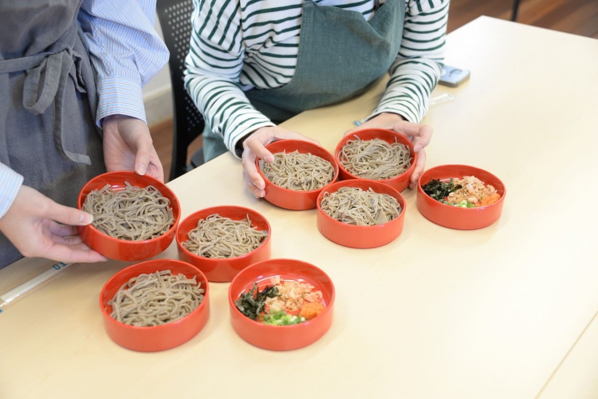 島根県松江市の「おせわさん」が開催の「そば打ち体験」