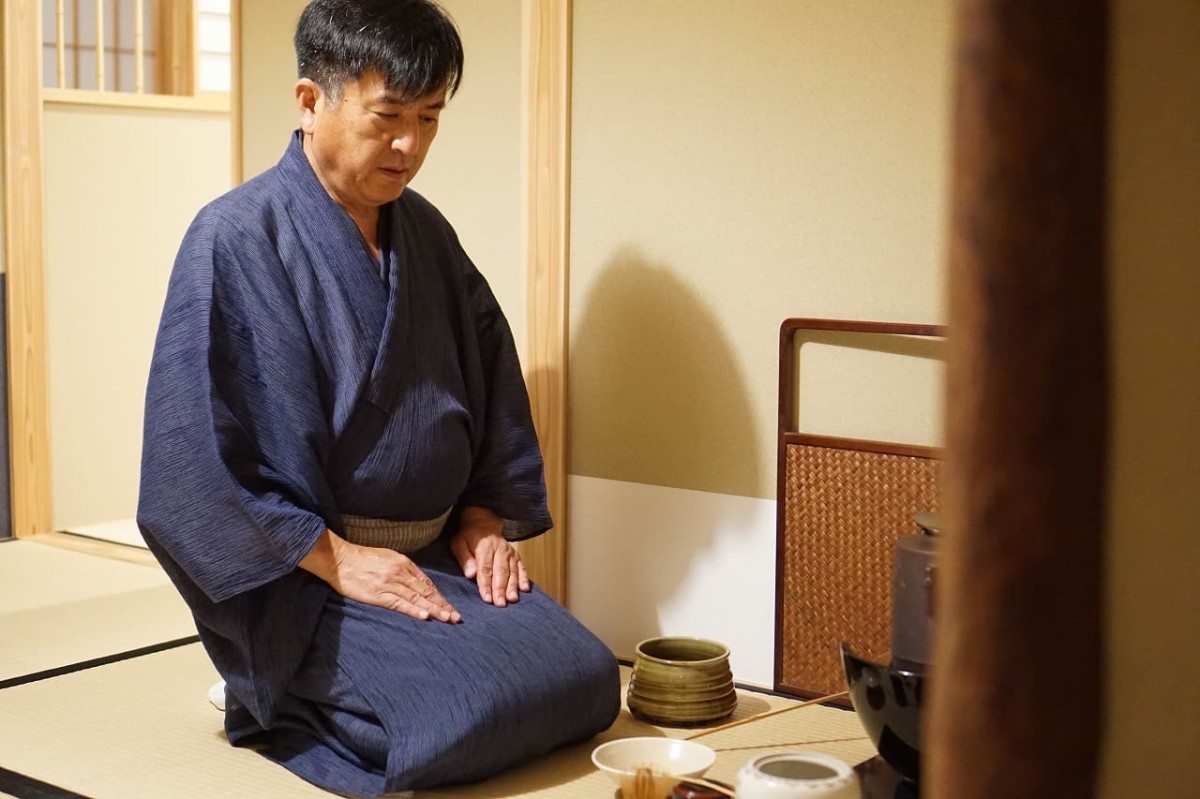 島根県松江市の「おせわさん」で開催のお抹茶体験