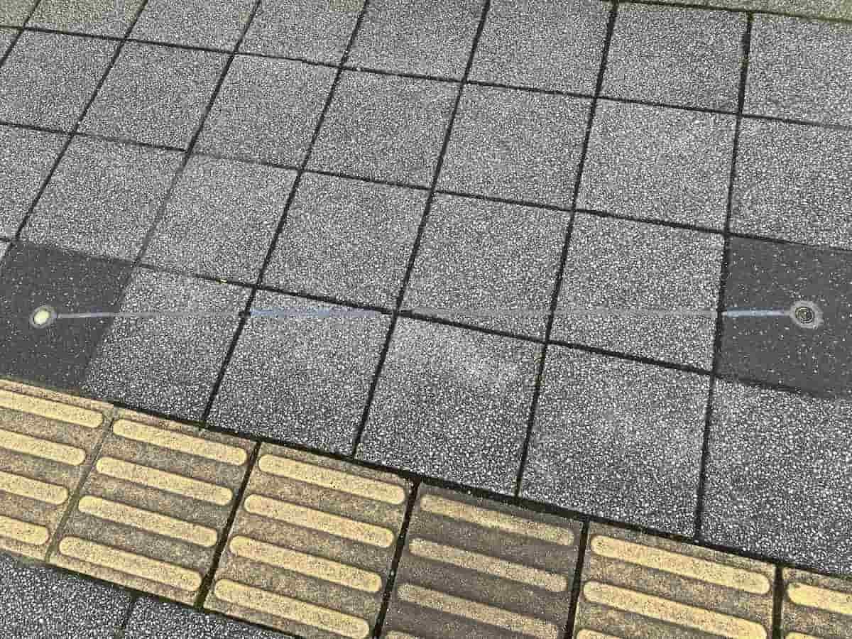 鳥取県米子市の歩道にある星座