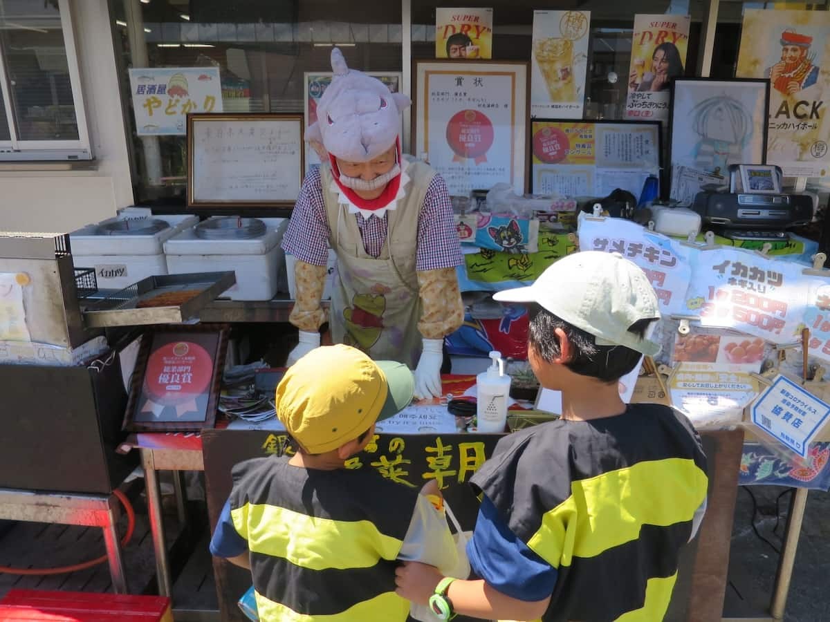 鳥取県境港市にある『さかいみなと銀座市場』の店主