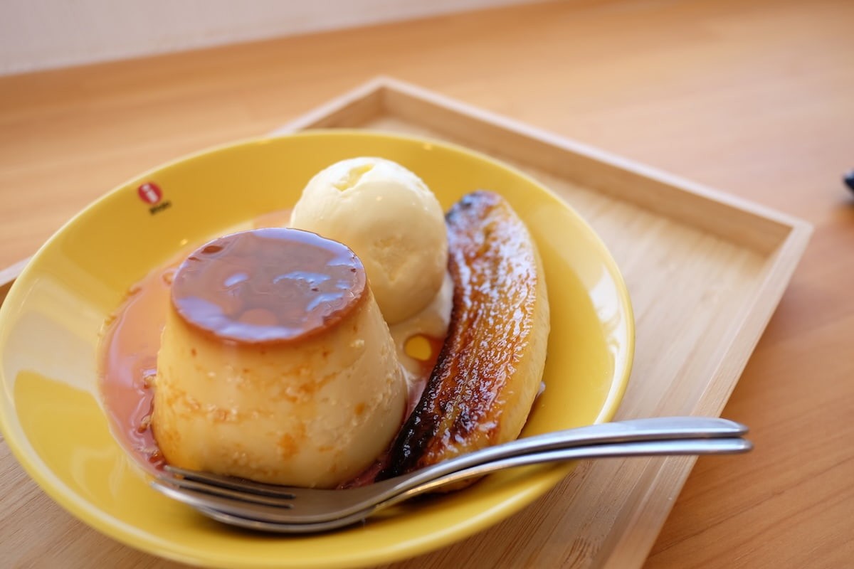 鳥取県境港市にあるカフェ『kielo（キエロ）』のプリンプレート