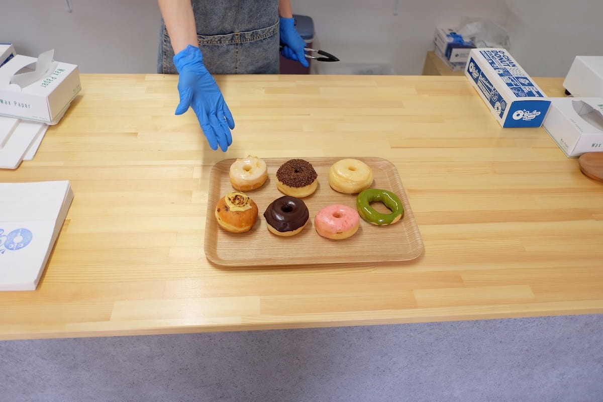 鳥取県米子市にあるドーナツ店『O-chan donut stand 米子店』のドーナツ