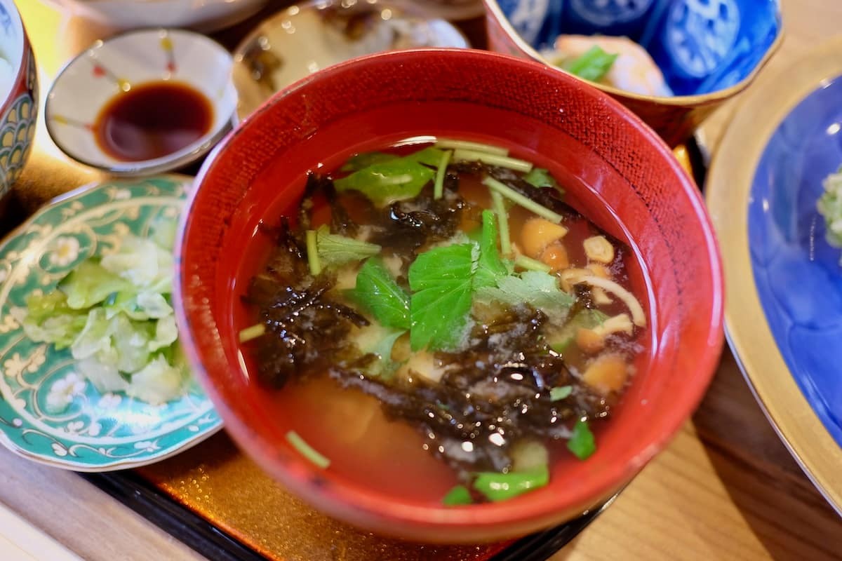 鳥取県米子市にある和食屋『天ぷら 魚とごはん TAKEZO1988』のお味噌