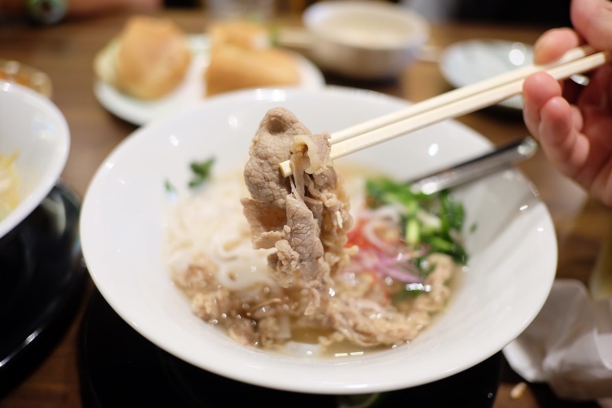 鳥取県米子市にあるベトナム料理専門店『Star＆Sun』の「牛肉のフォー」