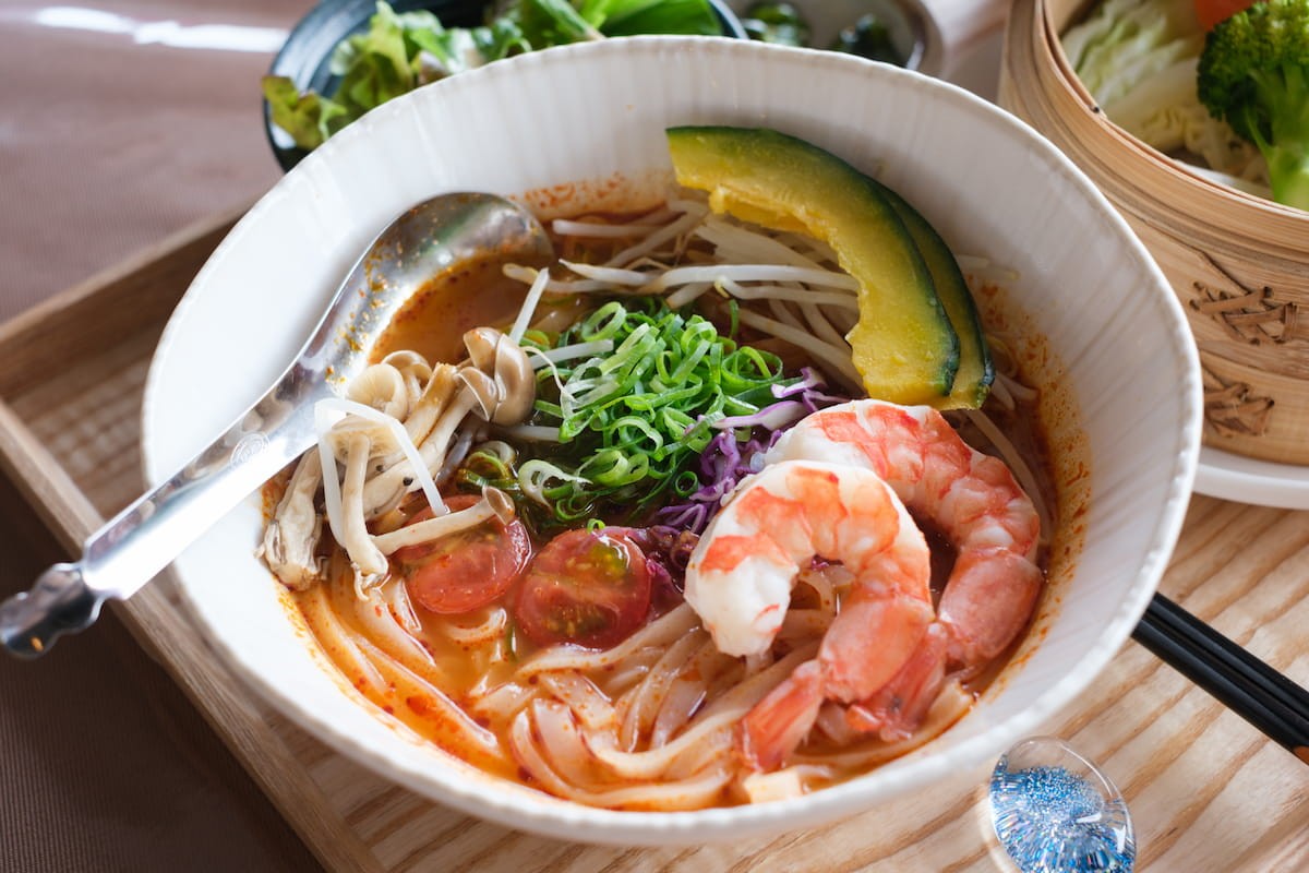 島根県松江市『さんち』のトムヤムラーメン