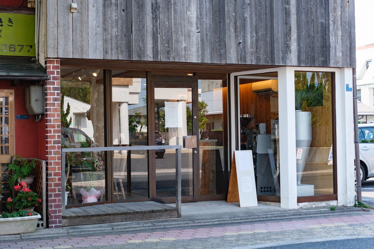 鳥取県米子市・皆生温泉のカフェ『ヒント』の外観