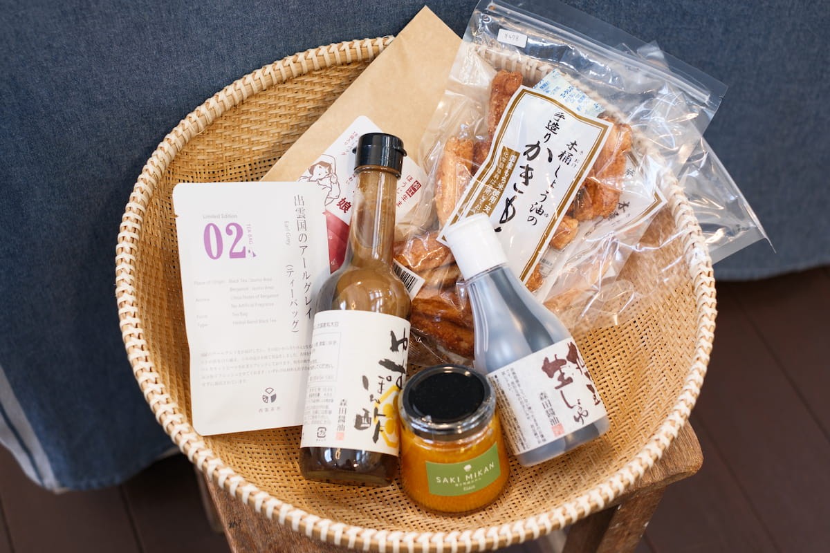 島根県松江市『シマシマしまね』に並ぶ商品