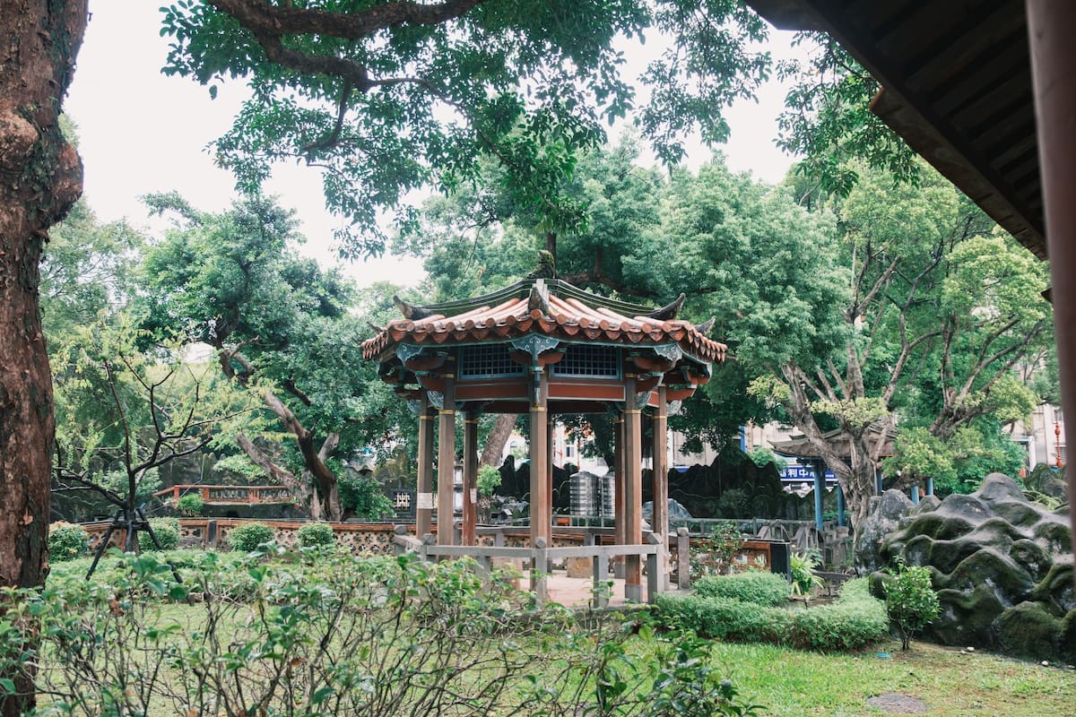 台湾の庭園『林本源園邸』の庭園