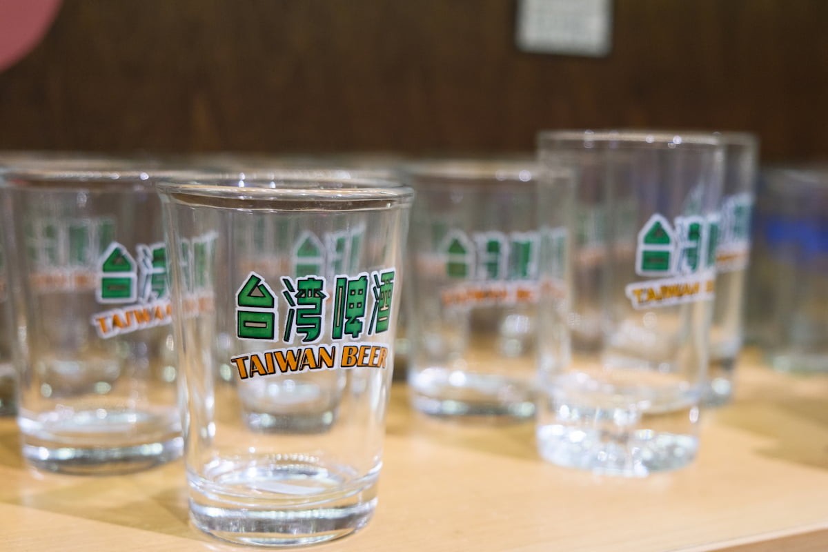 台湾の「永康街」のにある雑貨店『来好』で買えるビールグラス