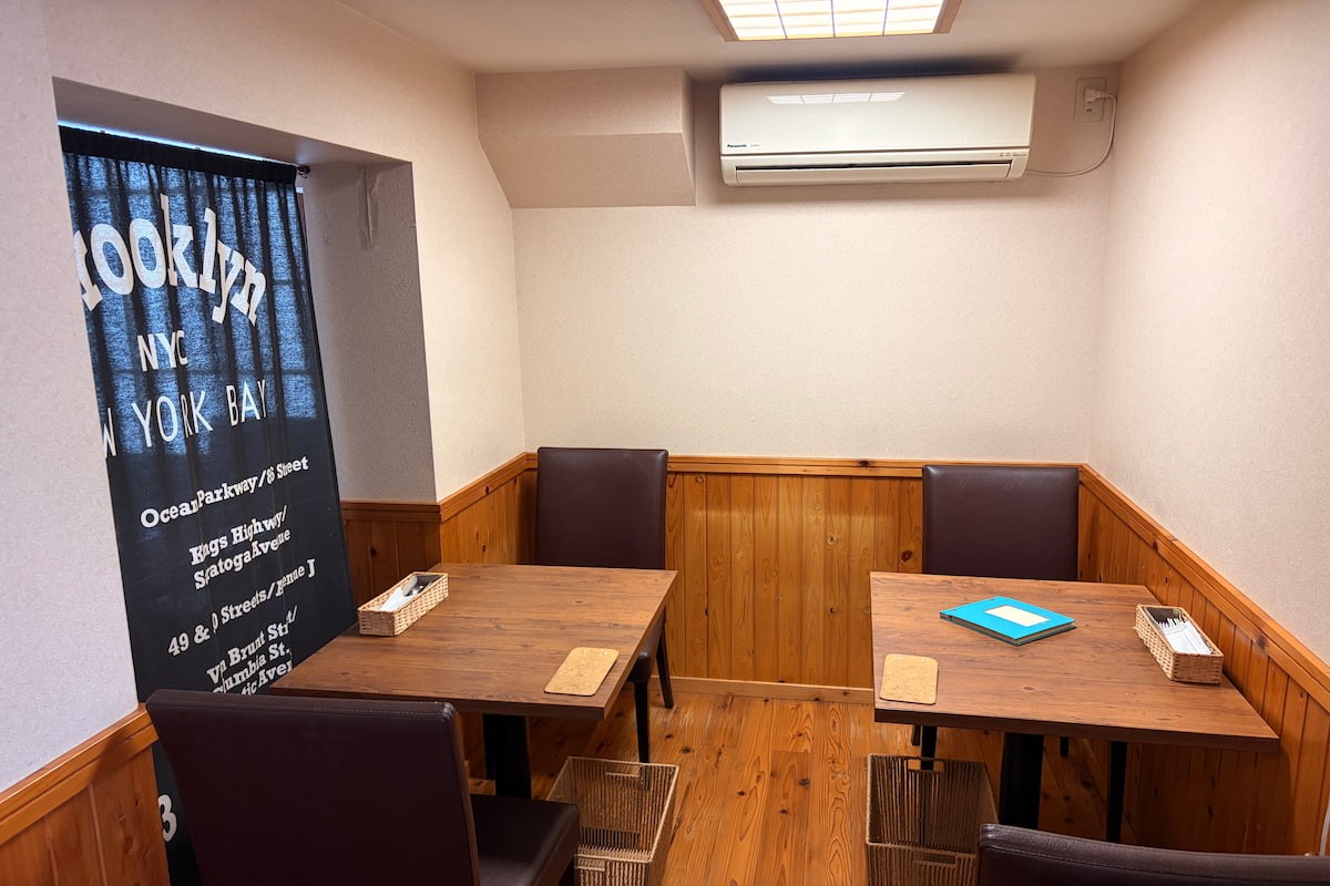 島根県松江市のカフェ『smile』の店内